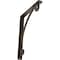 Ekena Millwork Legacy Wrought Iron Bracket, (Single center brace), Antiqued Pale Gold 1 1/2"W x 10"D x 12"H BKTM01X10X12SLEAPG - alternate 1